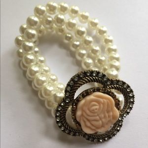 Faux Pearl Bracelet